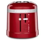KitchenAid 4-Slice Empire Red Long Slot Toaster with High-Lift Lever thumbnail 1