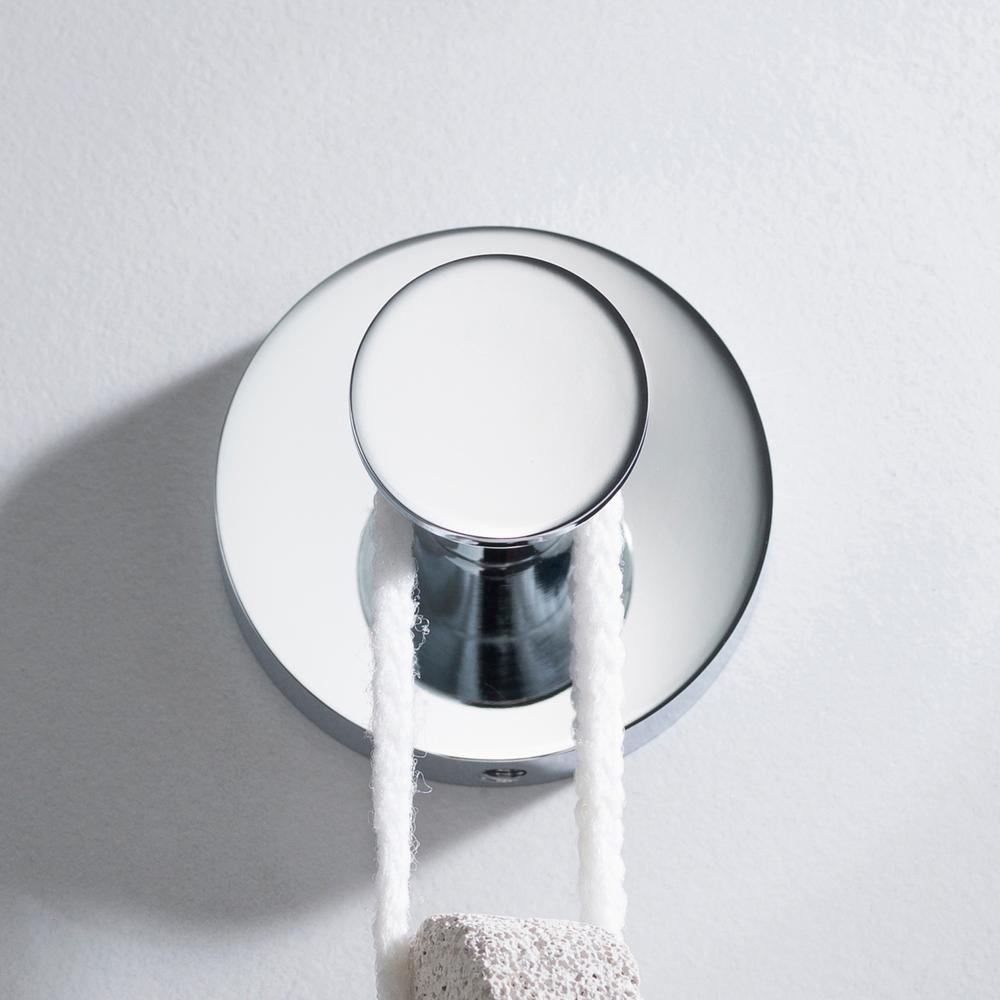 KRAUS Elie Chrome Bathroom Robe and Towel Hook