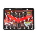 GearWrench 32-Piece SAE/Metric Combination Ratcheting Wrench Set thumbnail 4