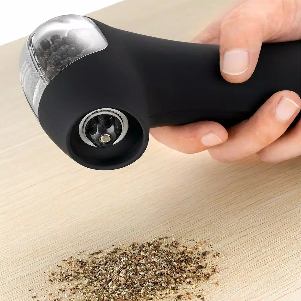 Ozeri Graviti Pro II Electric Salt and Pepper Grinder Set, BPA-Free Ceramic Mills