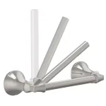 Delta Mandara Double Post Toilet Paper Holder, Brushed Nickel thumbnail 3