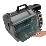Hamilton Beach Easy Reach 1400W 6-Slice Convection Toaster Oven with Roll-Top Door, Gray thumbnail 2