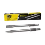Stark 16 in. Flat and Point Chisel Set with 1-1/8 in. Hex Shank for Demolition Jack Hammers, 2-Piece thumbnail 1