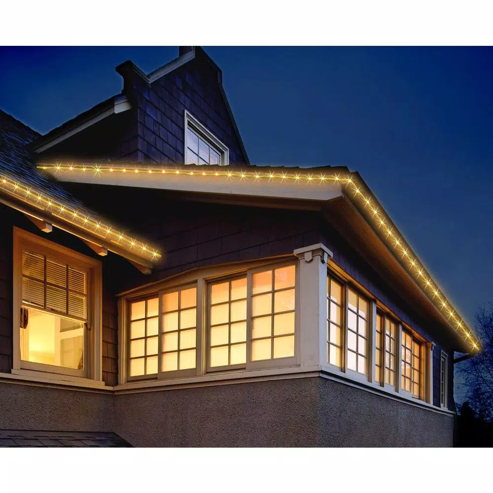 Starlite Creations 18 ft. 72-LED Mini Rope Gold Lights, Weather Resistant Indoor/Outdoor Specialty Lights