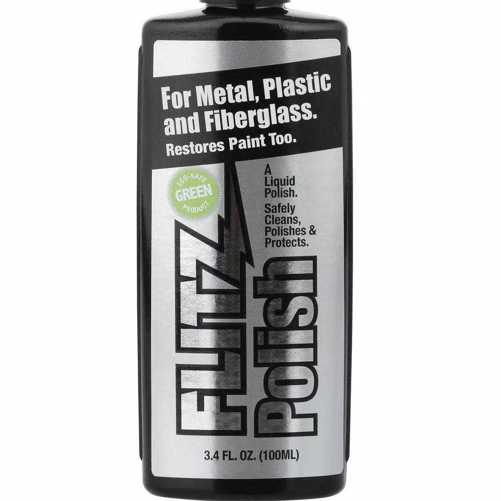 Flitz All-Purpose Metal Liquid Cleaner and Polish, 3.4 oz.