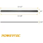 POWERTEC 13 in. High Speed Steel Planer Blades for Ridgid TP1300, TP1301, TP1302 (Set of 2) thumbnail 3