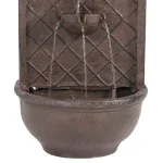 Sunnydaze Decor Messina Solar Powered Outdoor Wall Fountain, Iron Finish Resin Water Feature thumbnail 3