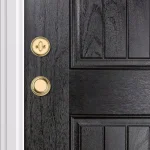 Baldwin Prestige Avendale Single Cylinder Handleset with Alcott Knob, Lifetime Polished Brass, SmartKey Security thumbnail 5