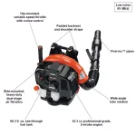 ECHO PB-760LNH 63.3 cc Gas Backpack Leaf Blower, 535 CFM, 214 MPH thumbnail 2
