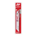 Milwaukee 6 in. Multi-Material Reciprocating Saw Blades, 8/12 TPI, 5-Pack thumbnail 2