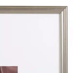 Kate and Laurel Adlynn Silver Picture Frame Set, Set of 3, Fits 8x10 in. with Mat or 16x20 in. without Mat thumbnail 4