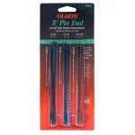 Olson Saw 3/0 x 5 in. High Carbon Steel Jewelers Saw Blades, 61 TPI, Plain End (144-Pack) thumbnail 2