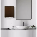 Alpine Industries Stainless Steel C-Fold & Multi-Fold Paper Towel Dispenser - Antique Bronze thumbnail 3