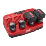 Milwaukee M12 12V Lithium-Ion 4-Port Sequential Battery Charger thumbnail 6