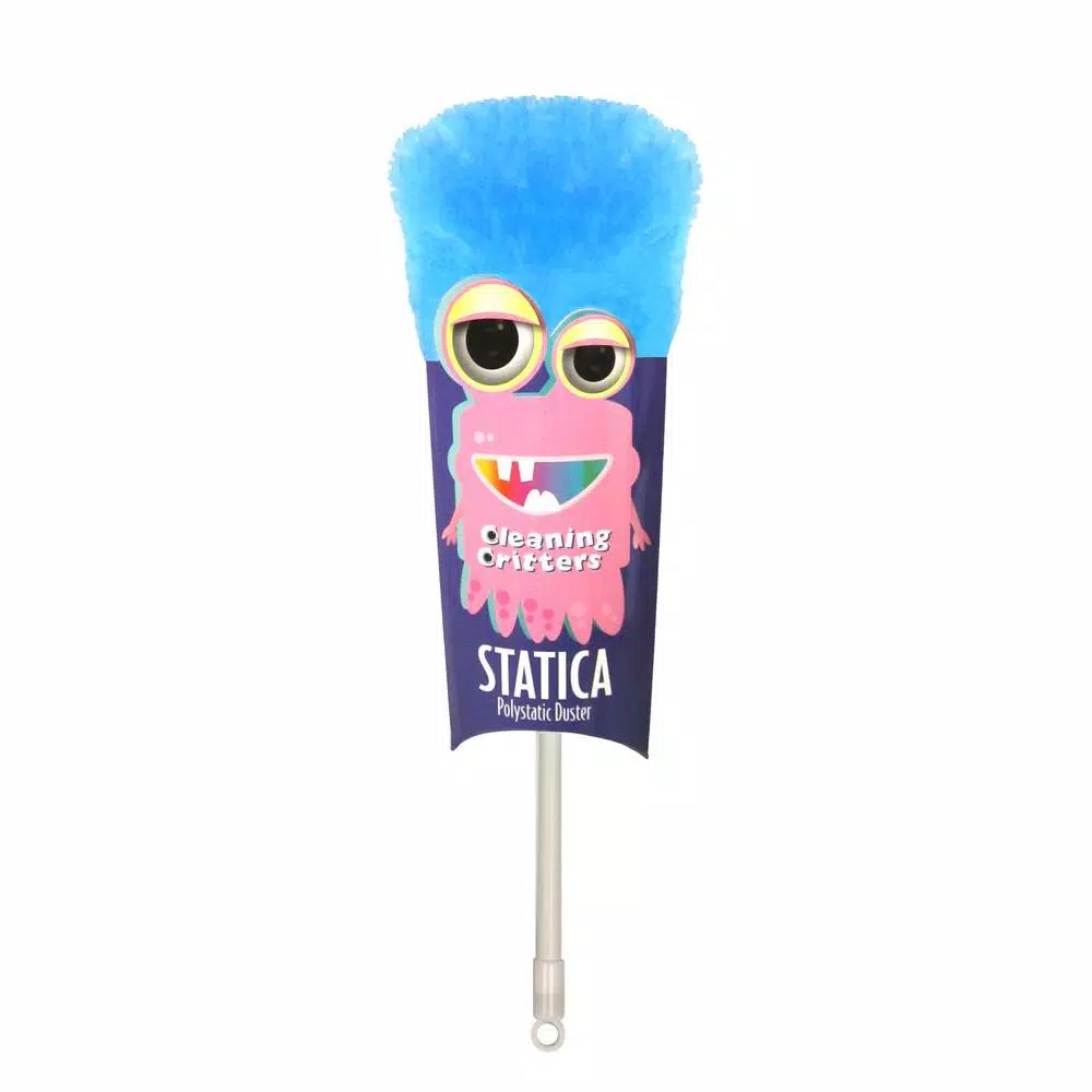 Ettore Cleaning Critters Statica Polystatic Duster - Lightweight Electrostatic Dusting Tool