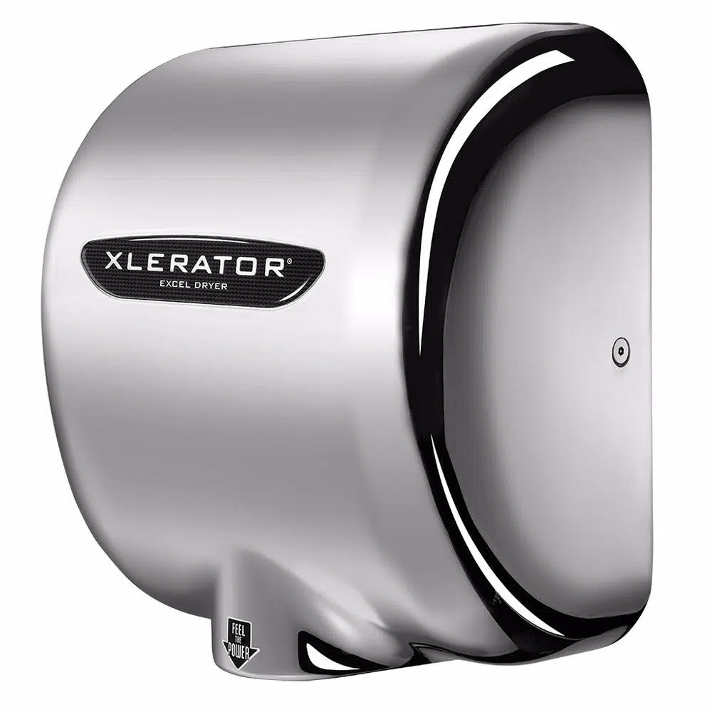 XLERATOR Excel Dryer XLERATOR High Speed Electric Hand Dryer, Chrome Plated Zinc, 110-120V