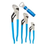Channellock 4-Piece Tongue and Groove Plier Set with Bottle Opener thumbnail 1