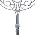 Village Lighting Company 19 in. Silver Antler Adjustable Wreath Hanger, Durable Wrought Iron thumbnail 4