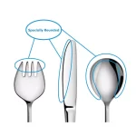 Artaste Rain 12-Piece 18/10 Stainless Steel Kids Flatware Set, Service for 4 thumbnail 4