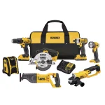 DEWALT 20V MAX Cordless 7-Tool Combo Kit with (2) 2.0 Ah Batteries & Charger thumbnail 1