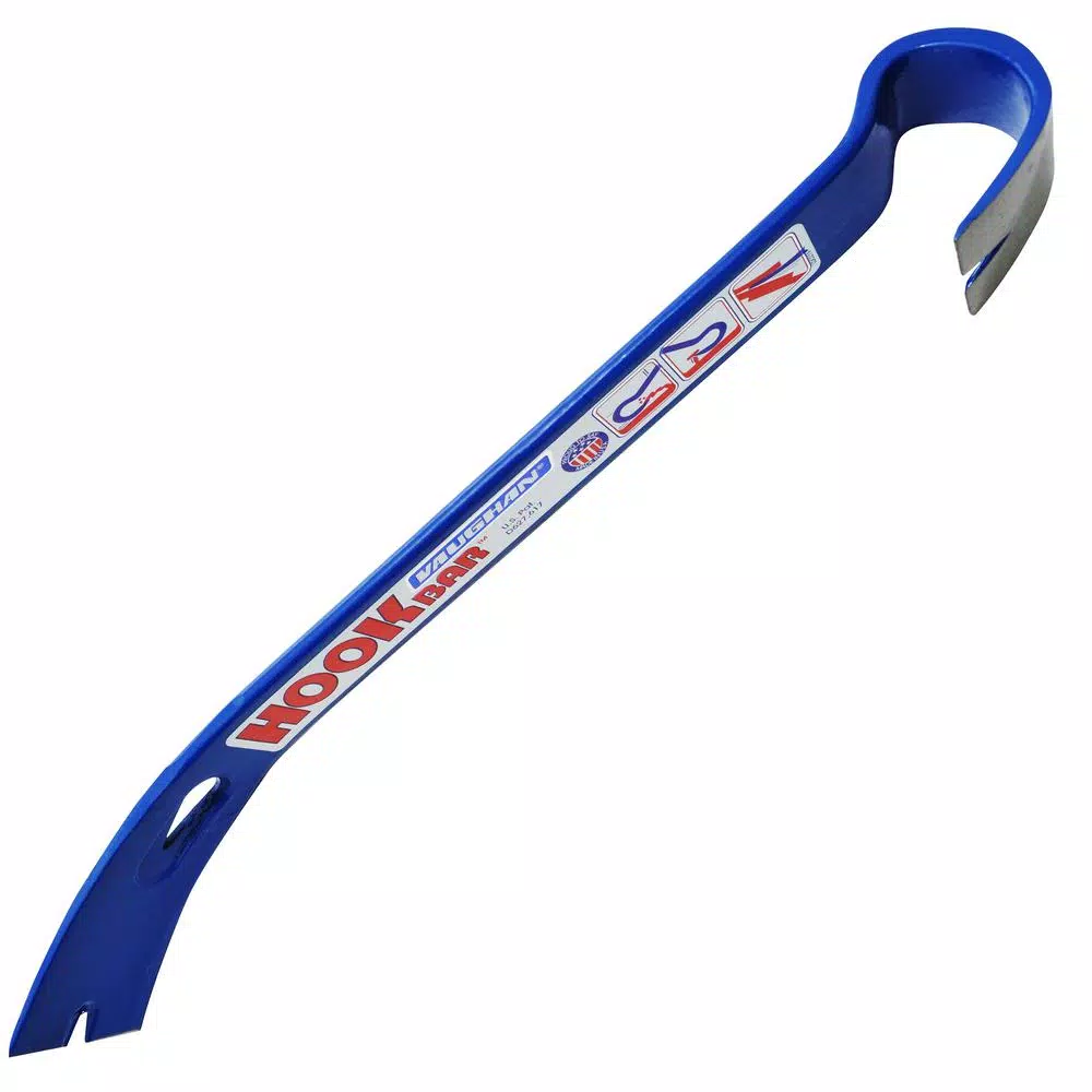 Vaughan B215H 15 in. Steel Hook Bar Nail Puller Pry Bar