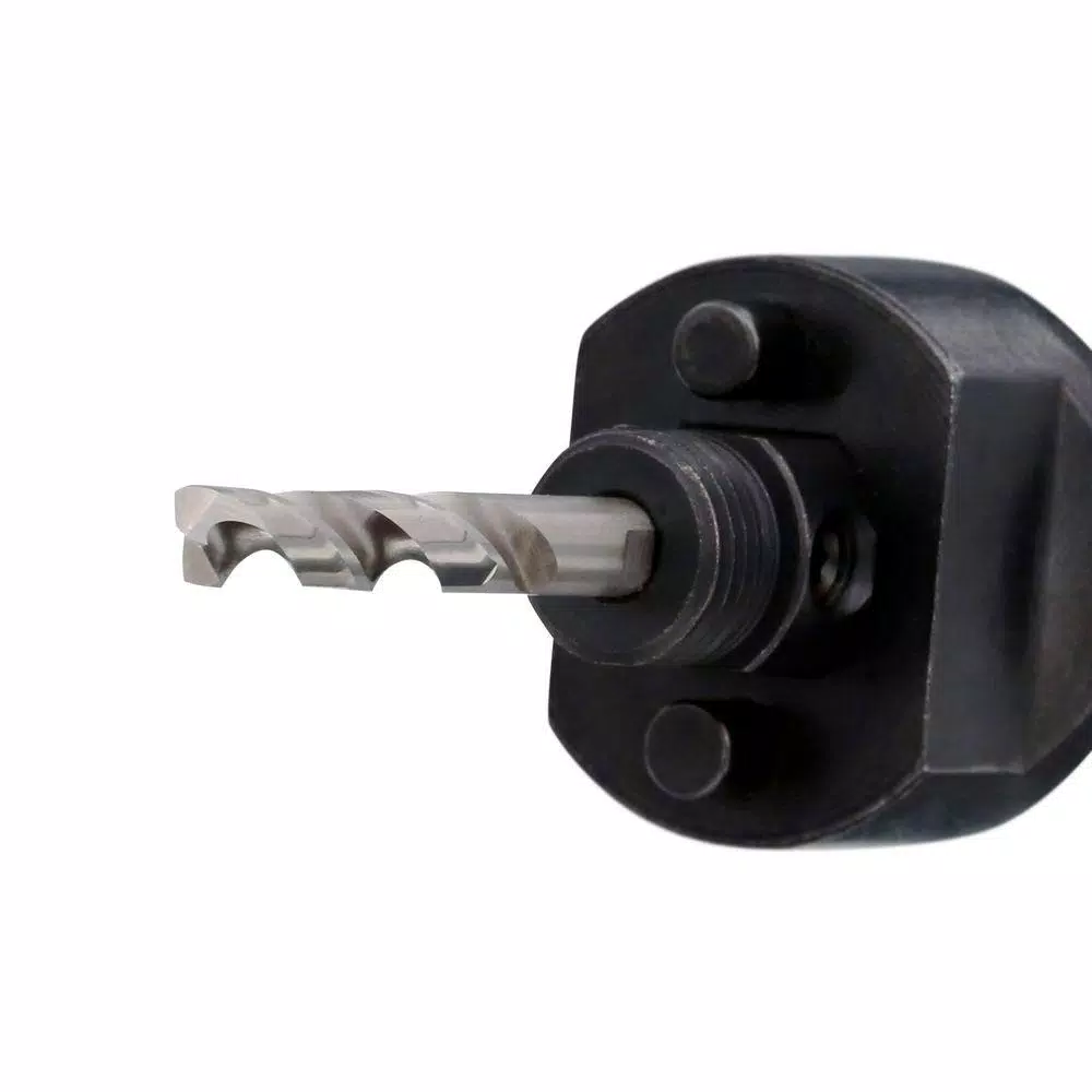 Milwaukee 3/8 in. Quick Change Large Hole Saw Arbor with Pilot Drill Bit