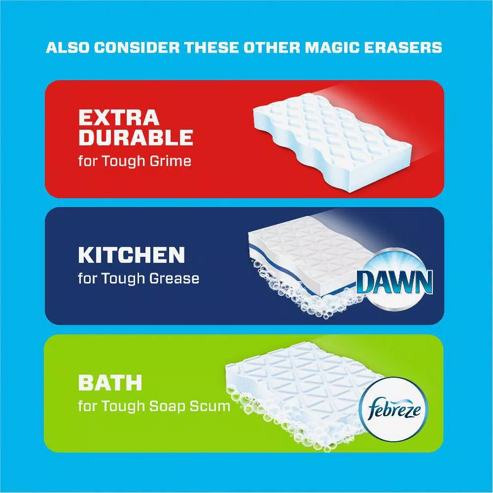 Mr. Clean Magic Eraser Cleaning Sponge Pads, 4-Pack