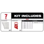 Milwaukee 24-Piece Torque Lock Locking Pliers and Wrench Set with Metric and SAE Combination Wrenches thumbnail 2