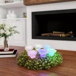 Lavish Home 6-Piece Rose-Shaped Flameless LED Color Changing Light Set thumbnail 1