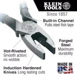 Klein Tools Journeyman 14-Piece Apprentice Electrical Tool Set with Cordura Pouch and Belt - Made in USA thumbnail 2