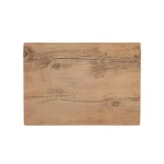 Fortessa Melamine Wood Grain Rectangular Serving Tray, 14x10 in, Brown thumbnail 1