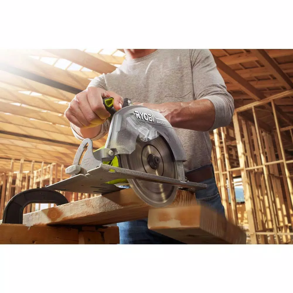 RYOBI 18V ONE+ Brushless 7-1/4 in. Cordless Circular Saw (Tool Only)