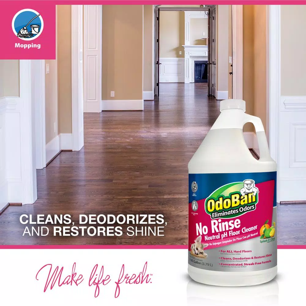 OdoBan No-Rinse Neutral pH Floor Cleaner, Concentrated 128 oz.