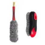 Barrett-Jackson Car Interior Brush Kit with Dash Duster and Upholstery Brush thumbnail 1