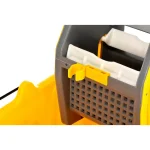 Alpine Industries 36 Qt. Mop Bucket with Down Press Wringer, Yellow thumbnail 4