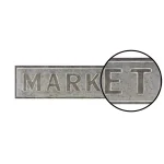 LITTON LANE MARKET Iron Decorative Wall Sign - Rustic Farmhouse Style Decor thumbnail 3