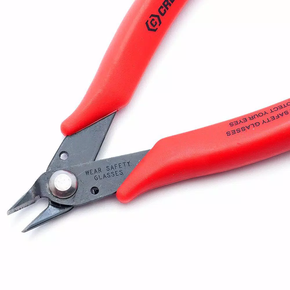 Crescent 4 in. Shear-Cutter Plier Set, 2-Piece Carbon Steel Electronic & Needle-Nose Set