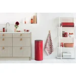 Brabantia 8 Gallon Touch Top Trash Can with Removable Inner Bucket - Passion Red thumbnail 4