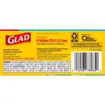 Glad OdorShield Small Trash Bags, 4 Gal, Fresh Clean Scent, Quick-Tie, 26-Count (2-Pack) thumbnail 8