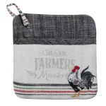 Kay Dee Farmers Market Cotton Multi Kitchen Textiles Set - 4 Piece Rooster Farmhouse Collection thumbnail 6