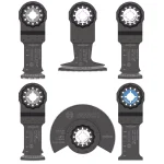 Bosch Starlock Oscillating Multi-Tool Accessory Blade Set, 6-Piece Carbide Cutting Kit thumbnail 1