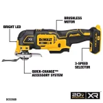 DEWALT 20V MAX Cordless 5-Tool Combo Kit with 4.0Ah & 2.0Ah Batteries, Charger, Grinder & Tool Bag thumbnail 11