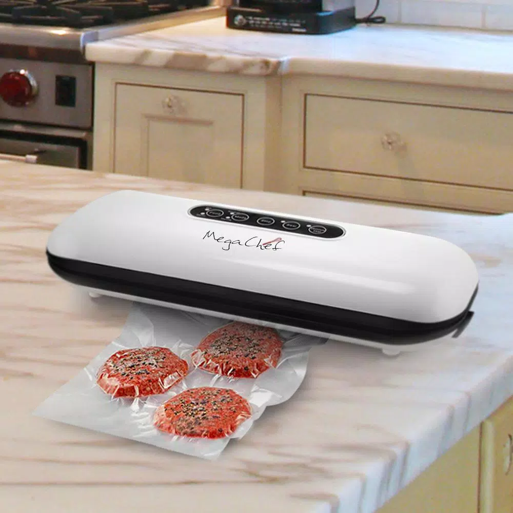 MegaChef Home Vacuum Sealer and Food Preserver - White