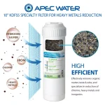 APEC Water Systems APEC FI-KDF55 10 in. KDF and GAC Water Filter Cartridge for Heavy Metals, Chlorine, and Bacteria Removal thumbnail 2