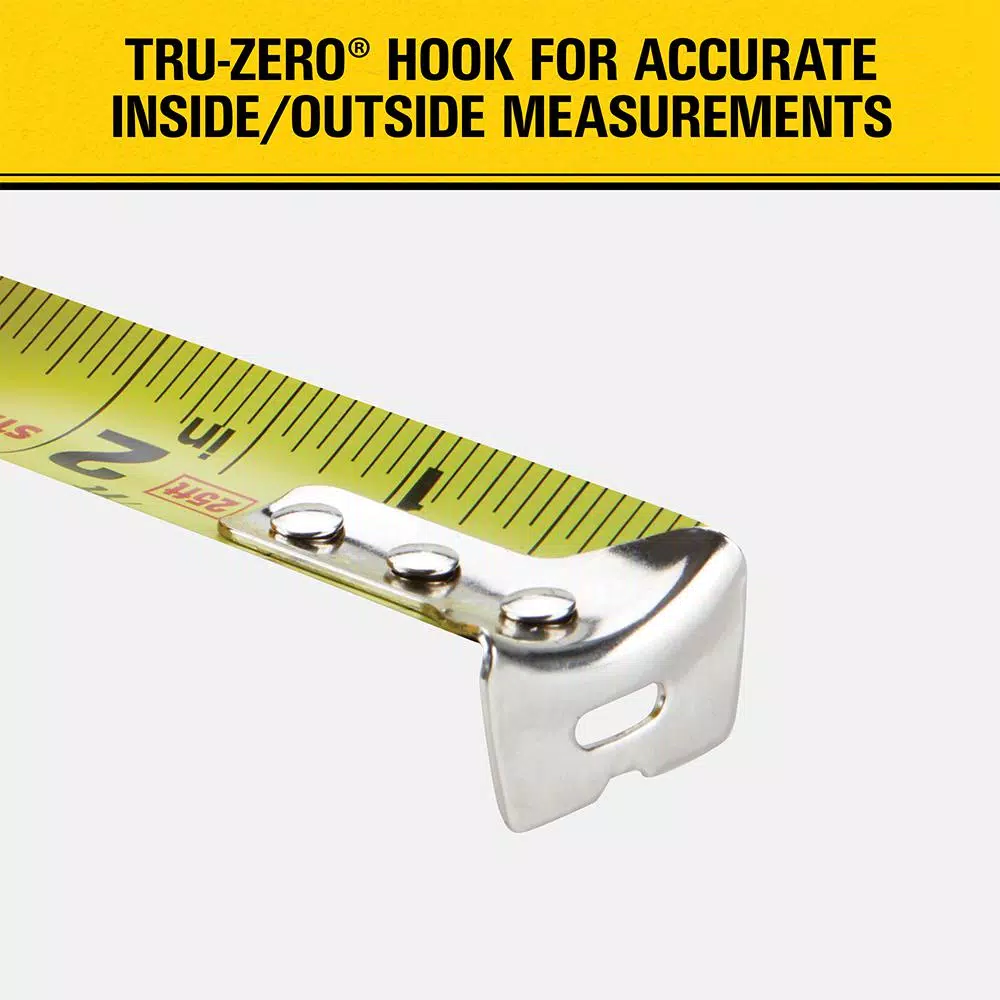 Stanley 16 ft. x 3/4 in. Tape Measure with Polymer-Coated Blade and High-Impact ABS Case