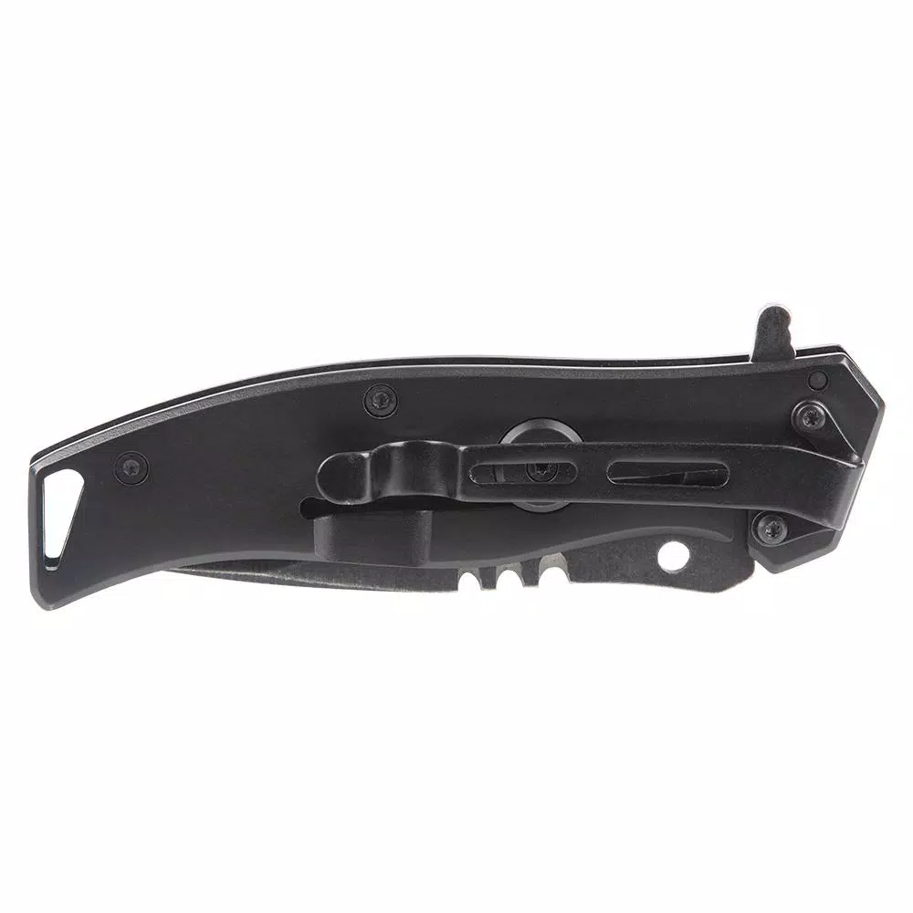 Klein Tools Electrician's Pocket Knife with Stainless Steel Drop Point Blade