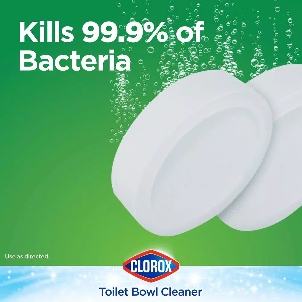 Clorox Ultra Clean Automatic Toilet Tablets with Bleach, 3.5 oz (2-Pack)