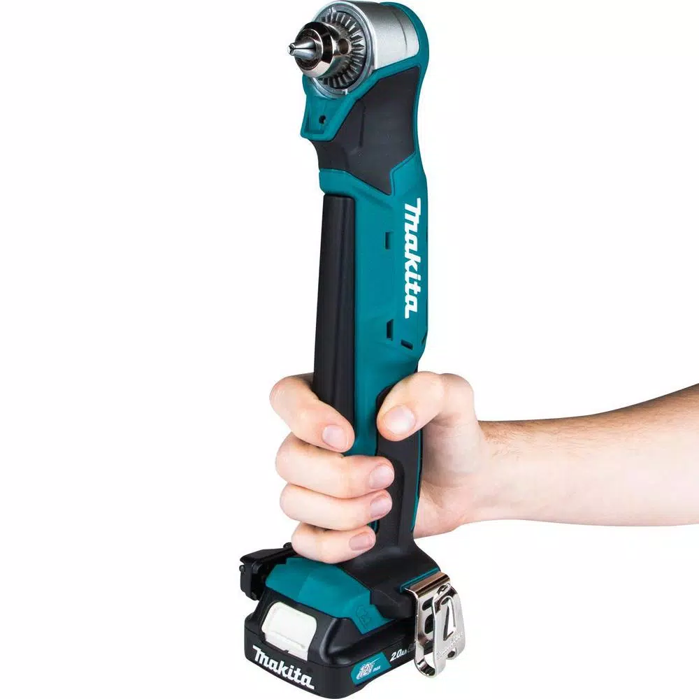 Makita 12V MAX CXT Lithium-Ion Cordless 3/8 in. Right Angle Drill Kit (2.0 Ah)