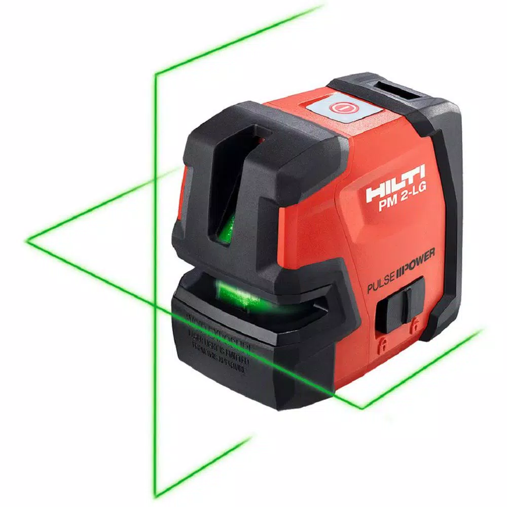 Hilti PM 2-LG Green Line Laser Level with PMA 82 Magnetic Bracket