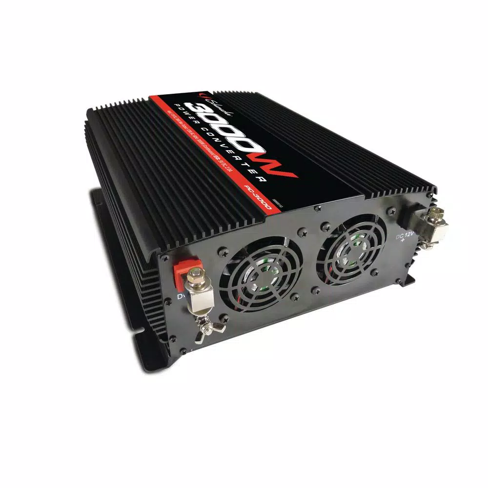 Schumacher 3000W 12V to 120V AC Power Inverter, 6000W Peak, 4 AC Outlets & 2 USB Ports